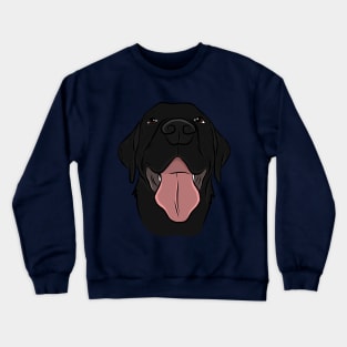 Happy Black Lab Crewneck Sweatshirt